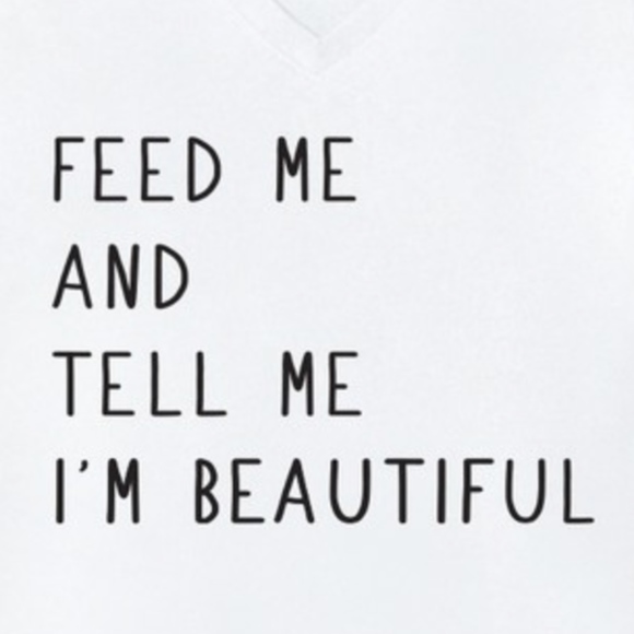 Women's cotton V-neck tee - Picture 3 of 4